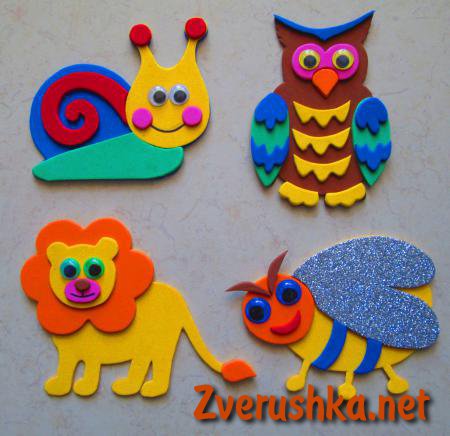 играчки от фоамиран
